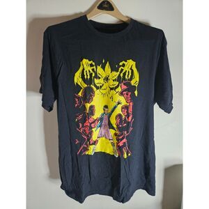 Stranger Things Loot Crate T-Shirt Mens (XL) Netflix Eleven Demogorgon Black